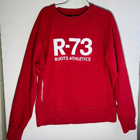 Roots 100% Cotton Sweatshirt, Men's Size Large in Red - Picture 1 of 10
